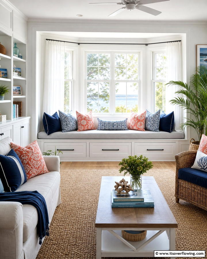 Window Seat Nook - 25 Inviting Living Room Nook Ideas for Cozy Spaces
