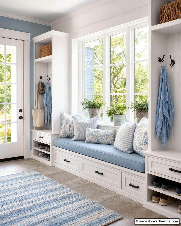 Window Seating - 25 Boot Room Ideas for Organized Entryways