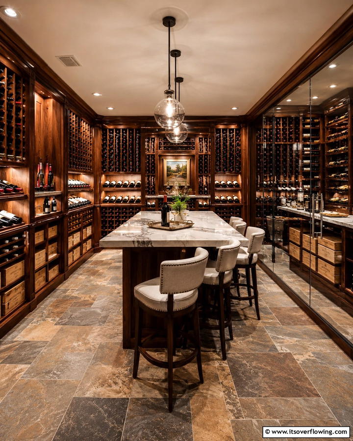 Wine Cellar Elegance - 25 Basement Decorating Ideas to Transform Your Space