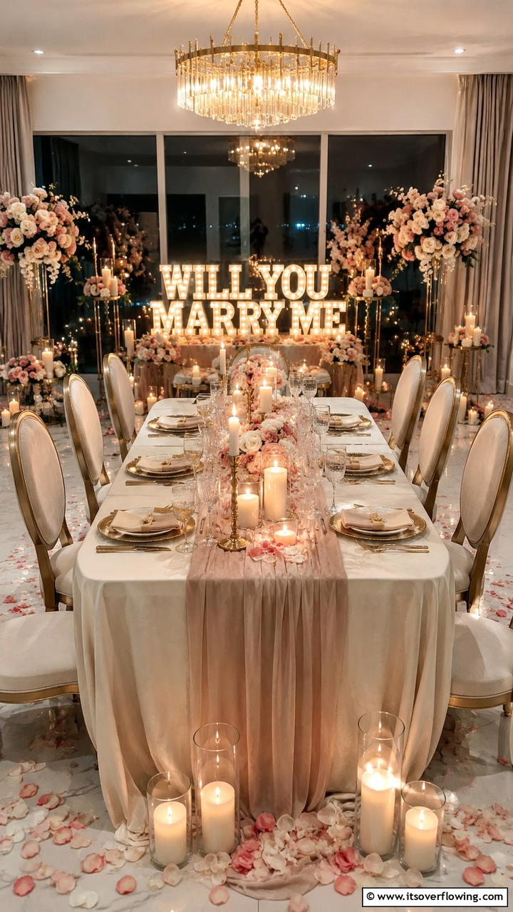 Wine and Candlelight Romance Proposal - 21 Romantic Wedding Proposal Ideas to Say ‘Will You Marry Me-’