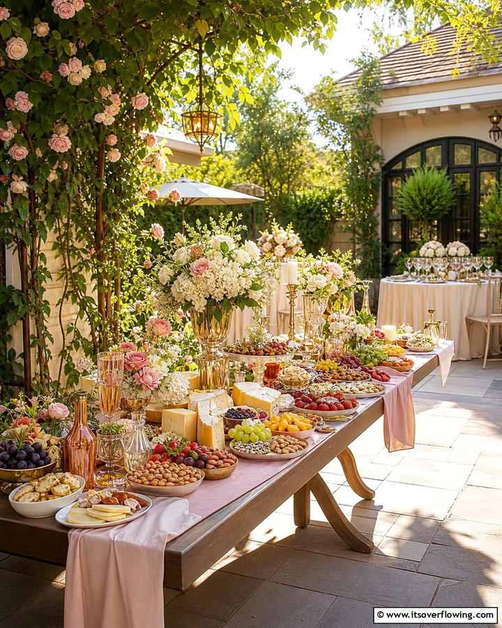 Wine and Cheese Soiree - 21 Backyard Wedding Ideas for a Magical Outdoor Celebration