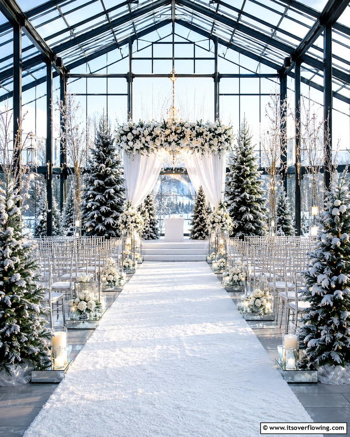 Winter Wonderland Theme - 30 Unique Wedding Ceremony Ideas for Your Perfect Day