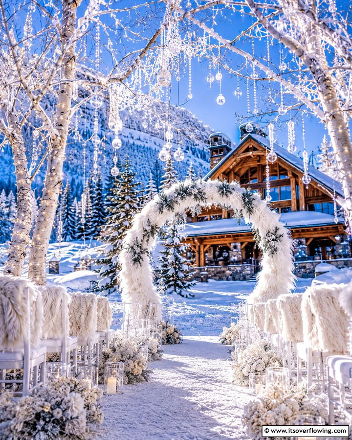 Winter Wonderland - 25 Dreamy Destination Wedding Ideas for a Perfect Day