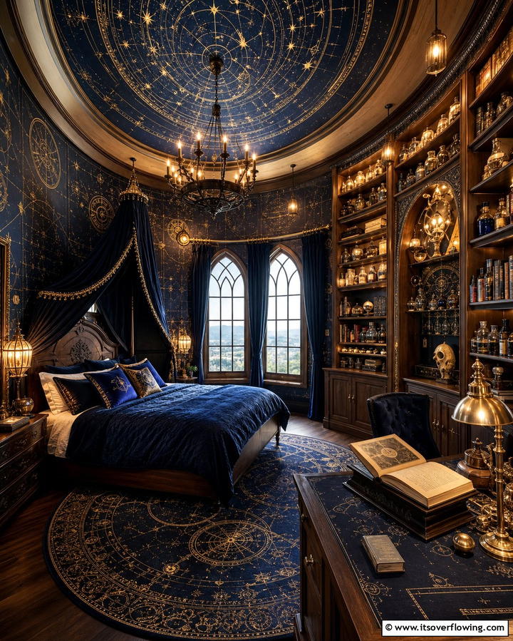Wizards Tower Retreat - 25 Fantasy Bedroom Ideas for a Magical Escape