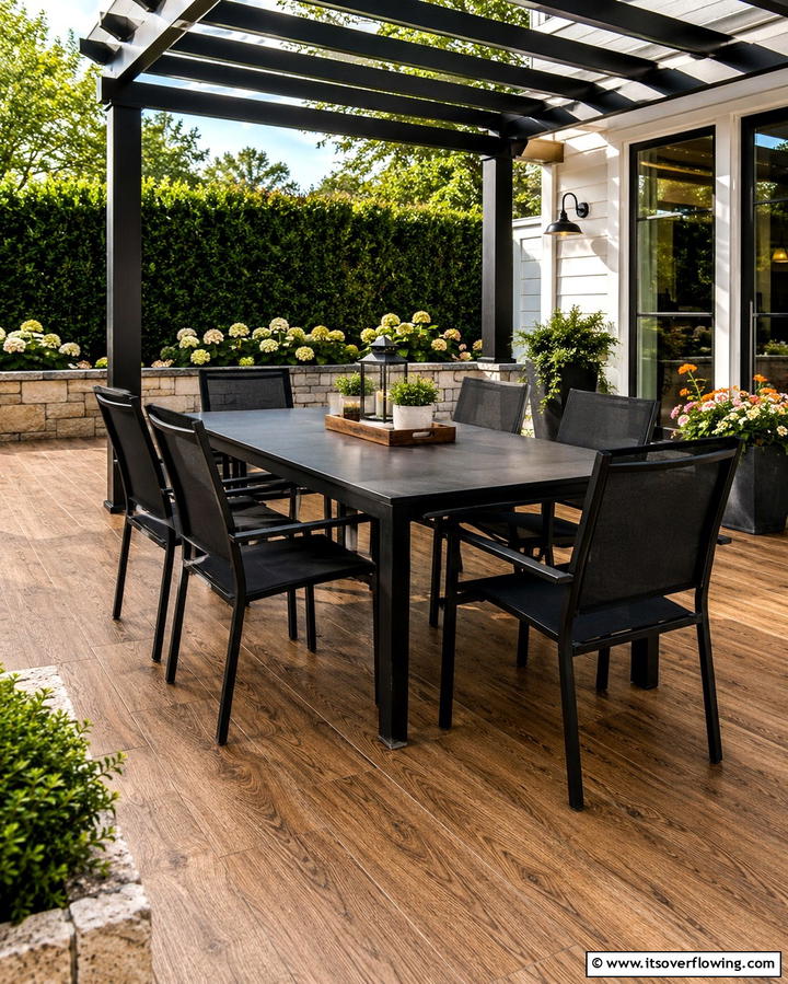 Wood Look Porcelain Tiles - 25 Patio Tile Ideas to Upgrade Your Outdoor Flooring