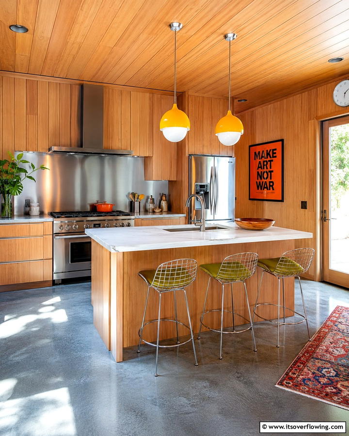 Wood Paneling Revival - 30 Retro 70s Kitchen Ideas for a Funky Vintage Makeover