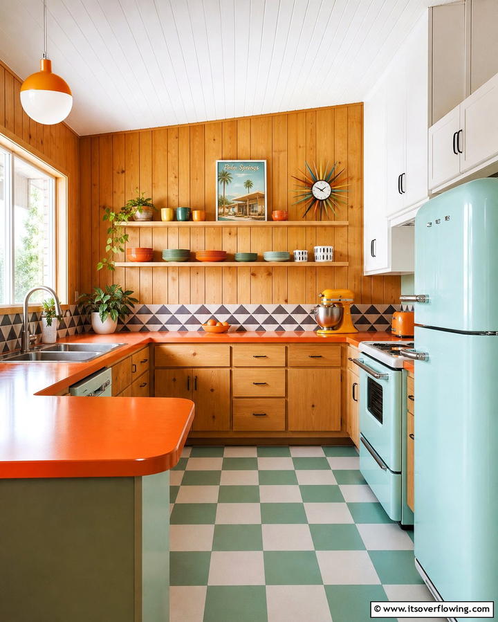 Wood PanelingExact - 25 1980s Kitchen Ideas for a Retro Revival