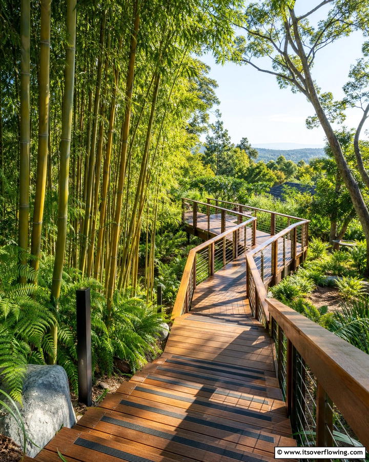 Wooden Boardwalks - 20 Sloped Walkway Ideas for Beautiful Landscaping