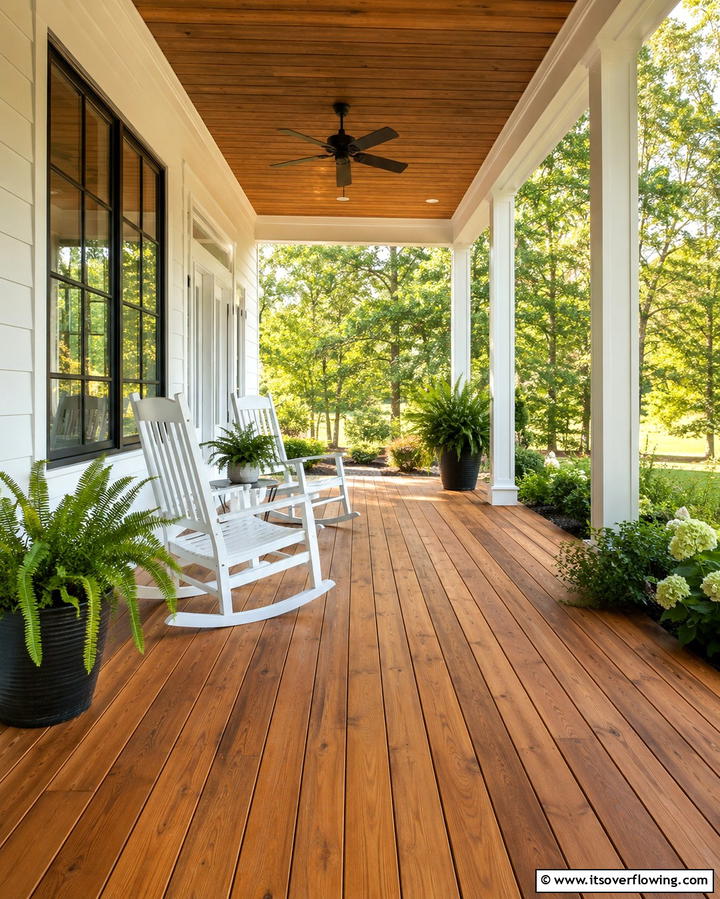 Wooden Decking - 25 Porch Flooring Options for Stylish Outdoor Spaces