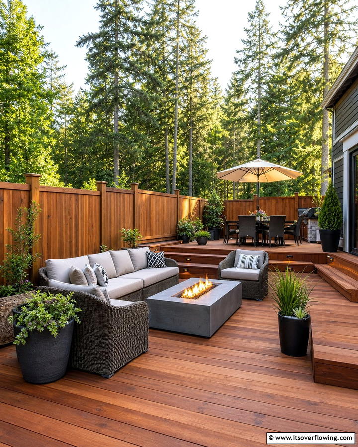 Wooden Decking for a Cozy Atmosphere - 25 Patio Flooring Ideas to Transform Your Outdoor Space