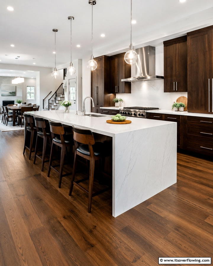 Wooden Kitchen Islands - 25 Wooden Interior Design Ideas for a Warm Home