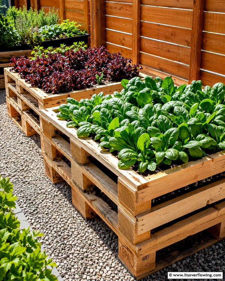 Wooden Pallet Raised Garden Beds - 25 Inexpensive Raised Garden Bed Ideas for Your Yard