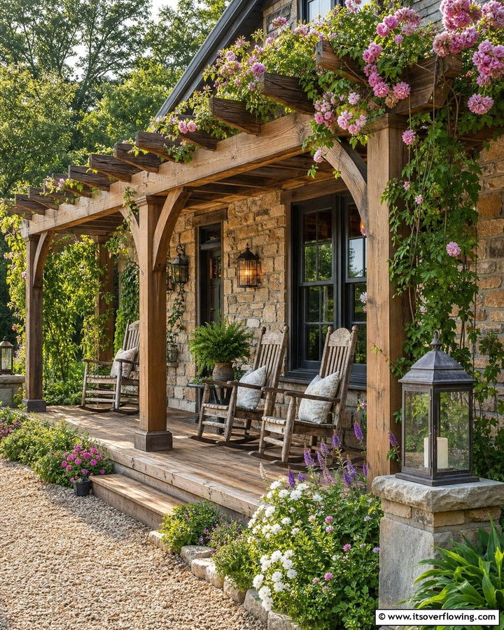 Wooden Pergola Awnings - 20 Front Porch Awning Ideas to Enhance Your Home