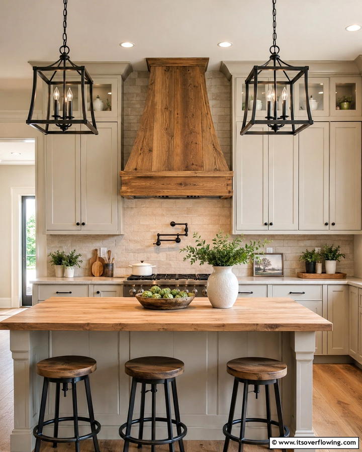 Wooden Range Hoods - 25 Range Hood Ideas to Upgrade Your Kitchen Design