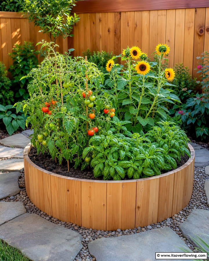 Wooden Round Garden Bed - 20 Round Garden Bed Ideas for Unique Landscapes
