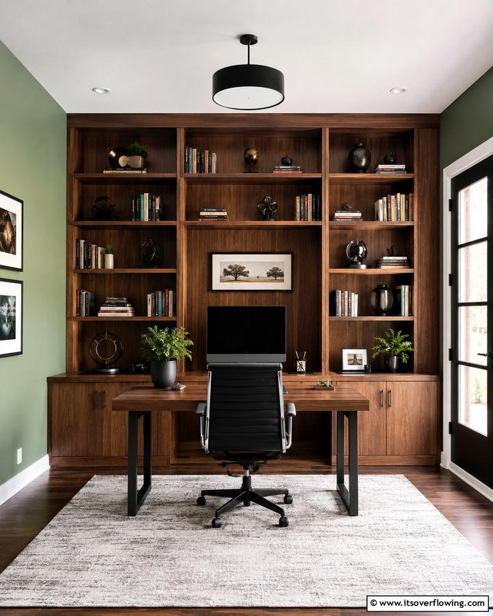Wooden Shelving Units - 25 Wooden Interior Design Ideas for a Warm Home