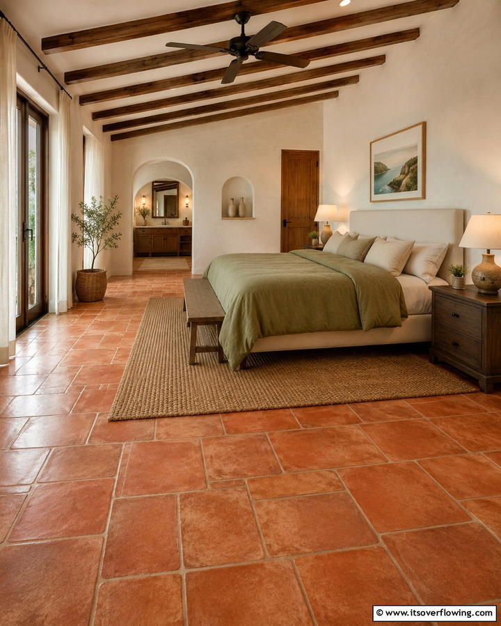 Wooden Shutters - 30 Mediterranean Bedroom Ideas for Sun-Kissed Relaxation