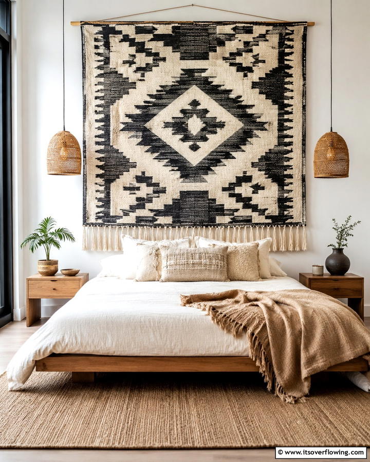 Wooden Slats or Planks - 25 No Headboard Ideas for a Modern and Minimalist Bedroom