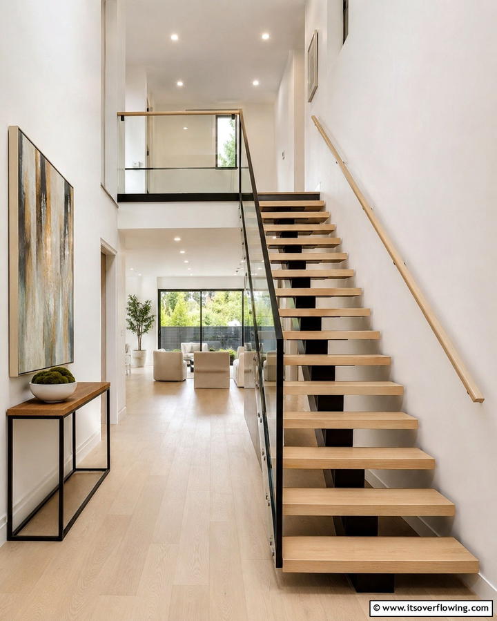 Wooden StaircasesOne - 25 Wooden Interior Design Ideas for a Warm Home
