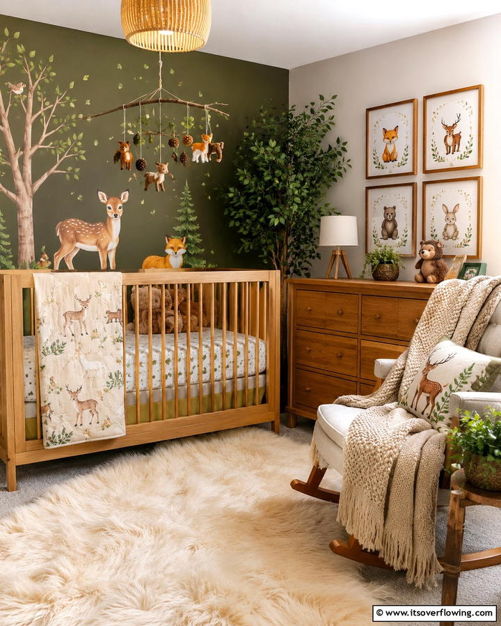 Woodland WonderlandOne - 25 Baby Boy Nursery Ideas for a Cozy and Fun Space