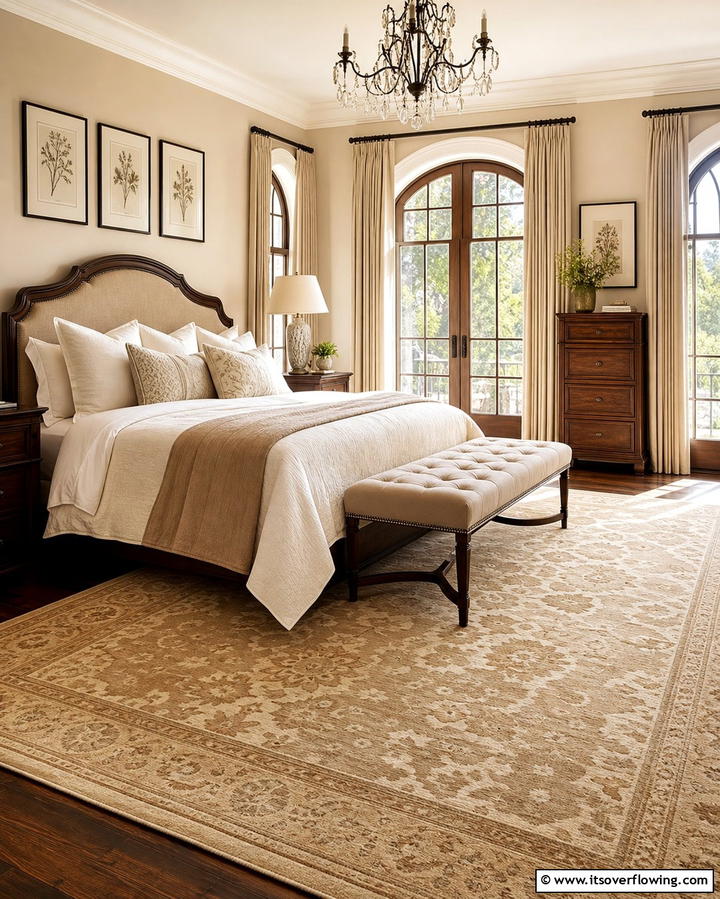 Wool Carpets for Timeless Elegance - 25 Stylish Bedroom Carpet Ideas for a Comfortable Retreat