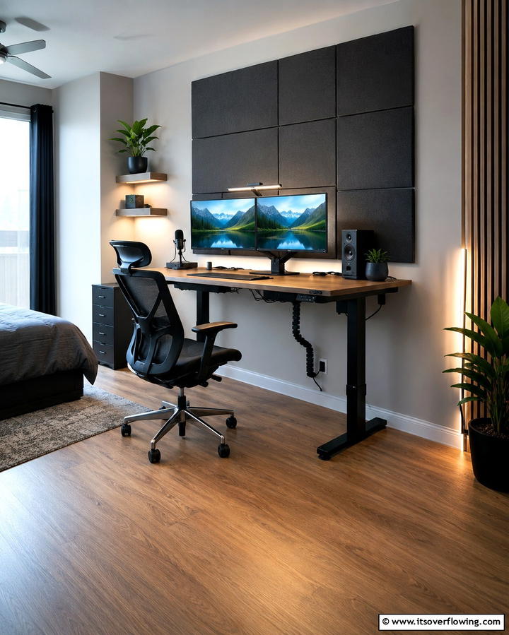 Work From Home Setup - 30 Bachelor Room Ideas for Modern Masculine Spaces