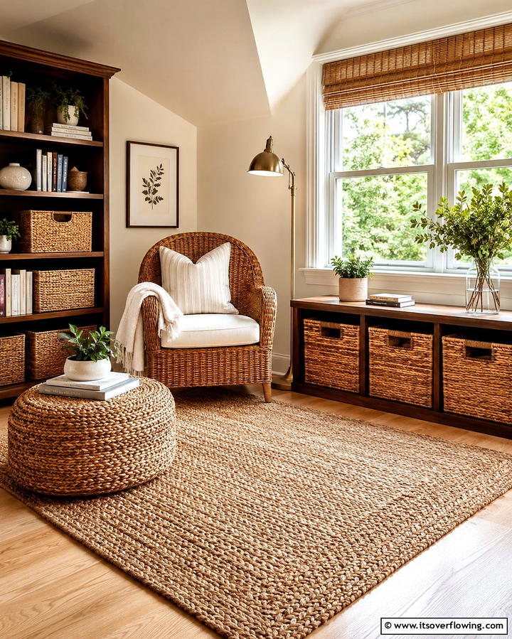 Woven Accents - 25 Organic Modern Interior Design Ideas for Your Home