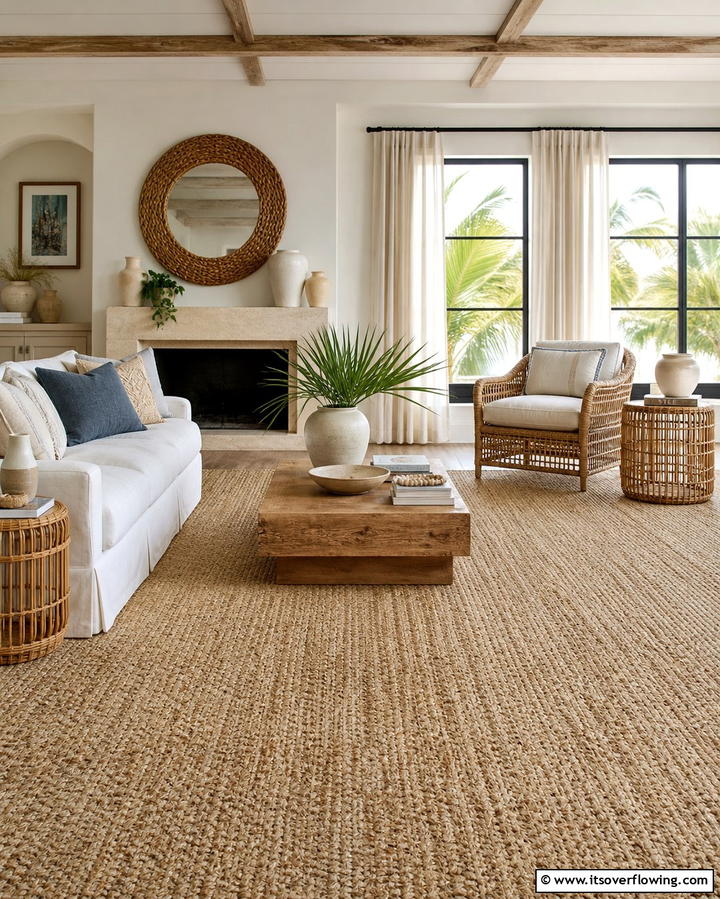 Woven Floor MatsExact - 25 Floor Seating Ideas for a Relaxing Living Space