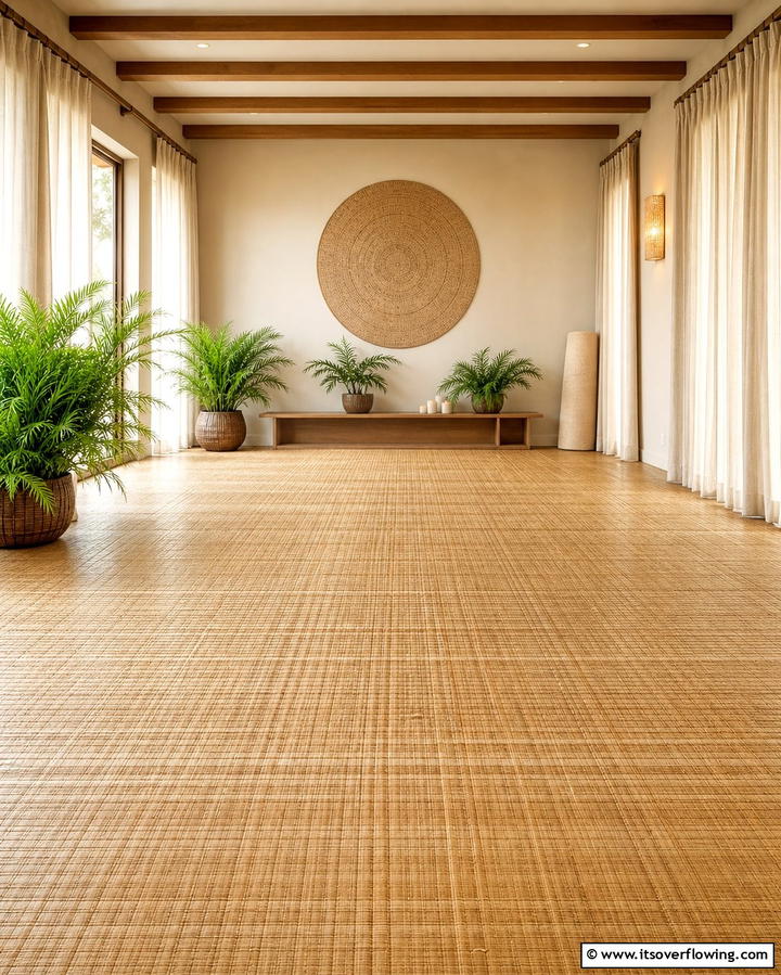 Woven Floor MatsOne - 25 Floor Seating Ideas for a Relaxing Living Space