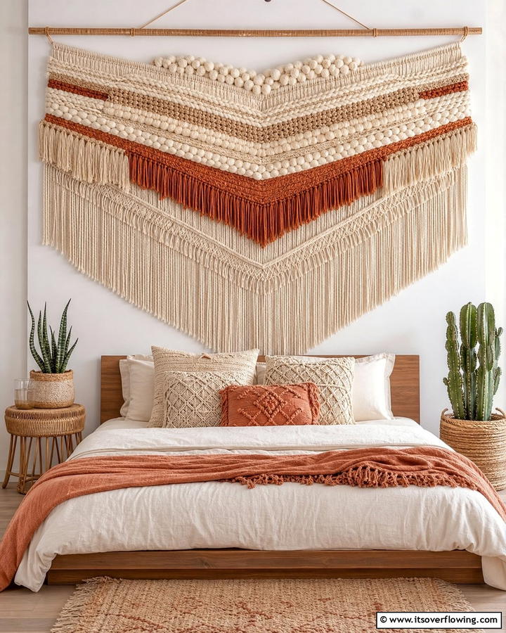 Woven Wall Hangings - 20 Rustic Wall Decor Ideas for a Cozy and Charming Home