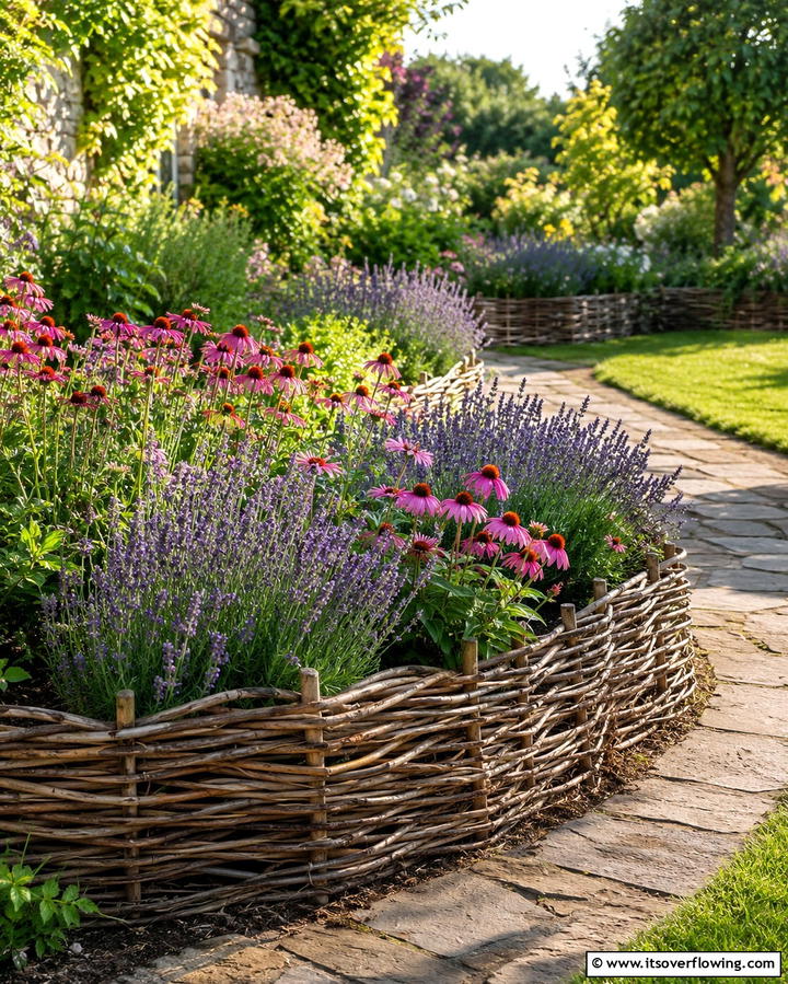 Woven Willow Garden Beds - 25 Inexpensive Raised Garden Bed Ideas for Your Yard
