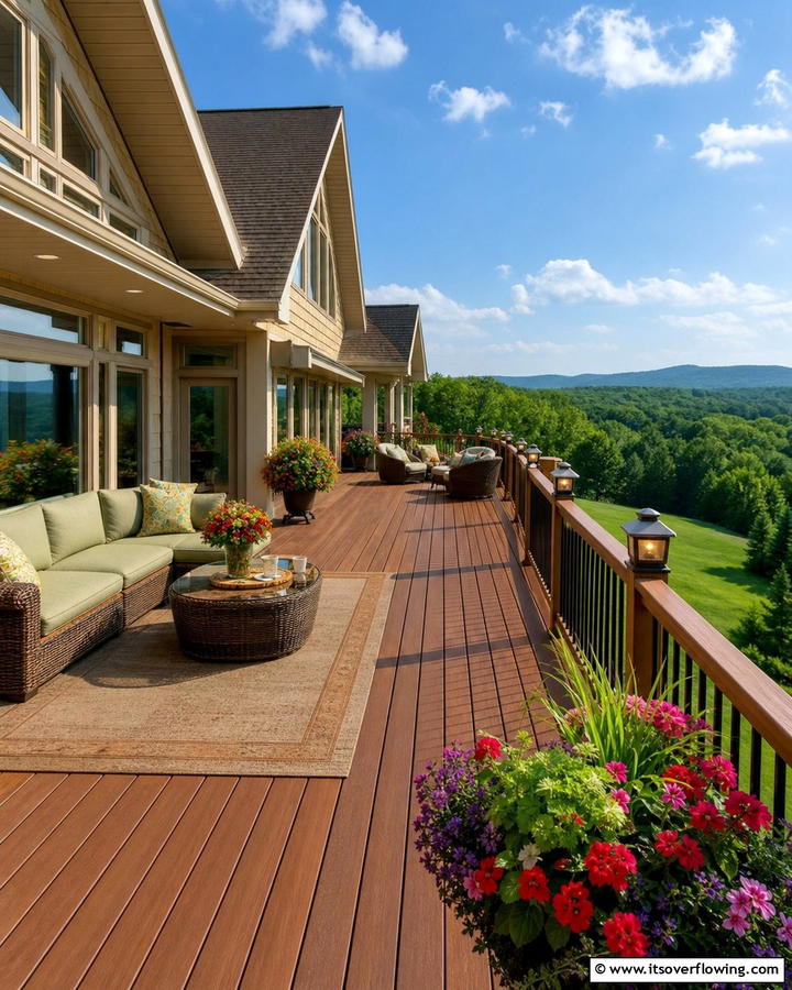 Wraparound Deck with Views - 21 Backyard Deck Ideas to Elevate Your Outdoor Living Space
