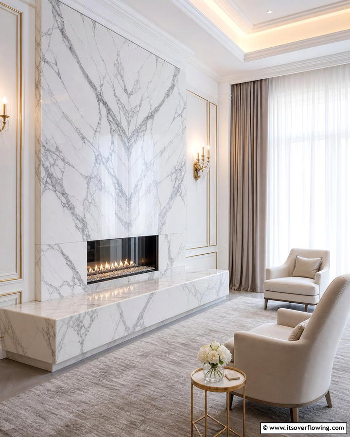 Wrought Iron Bench - 25 Fireplace Bench Ideas for Functional and Stylish Seating