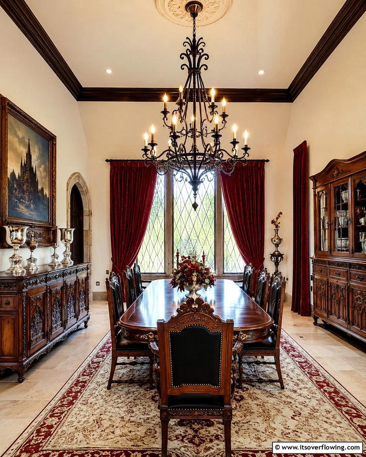 Wrought Iron Chandeliers - 25 Medieval Home Decor Ideas for a Unique Style