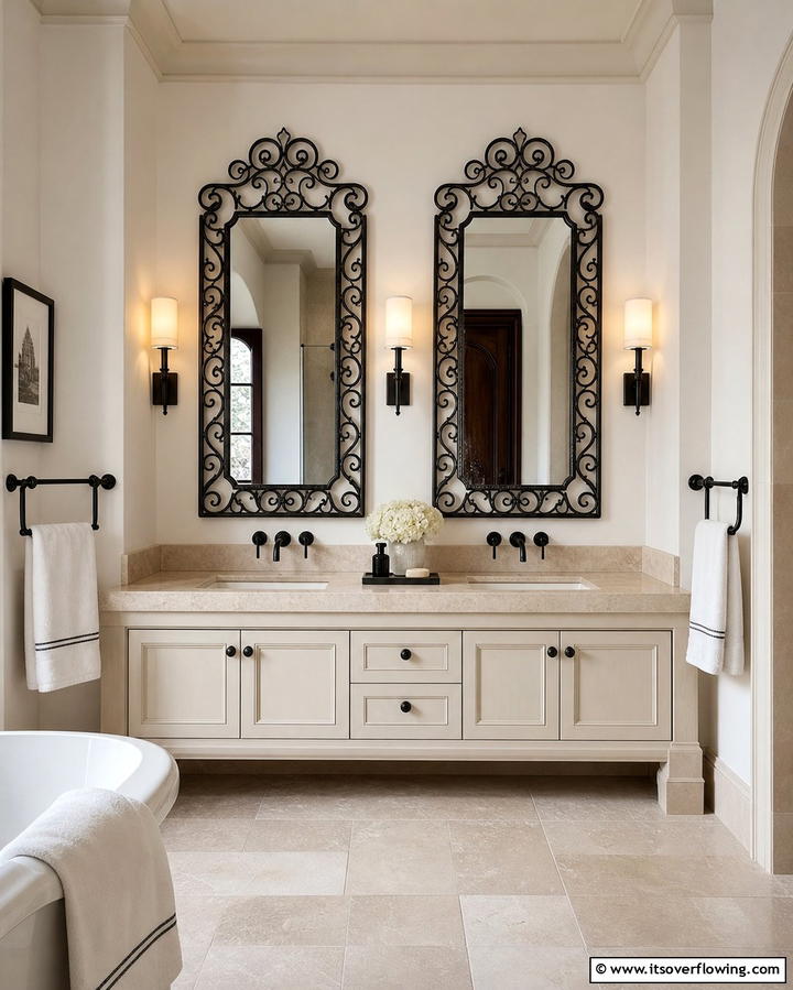 Wrought Iron FixturesExact - 25 Mexican Bathroom Ideas for a Vibrant and Cultural Space