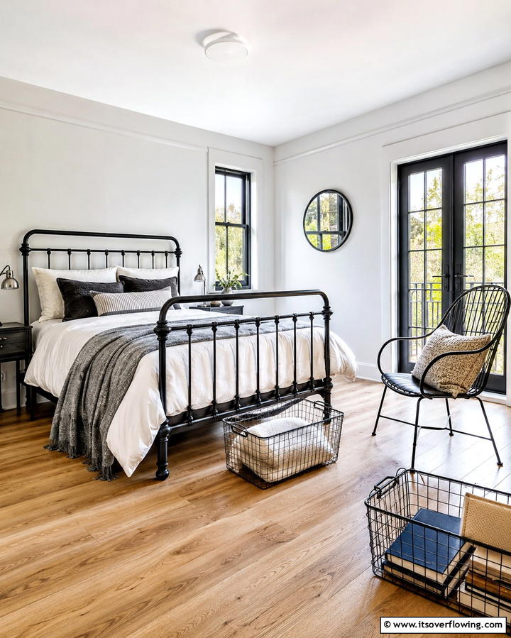Wrought Iron Furniture - 25 Steampunk Bedroom Ideas for a Unique Vintage Look