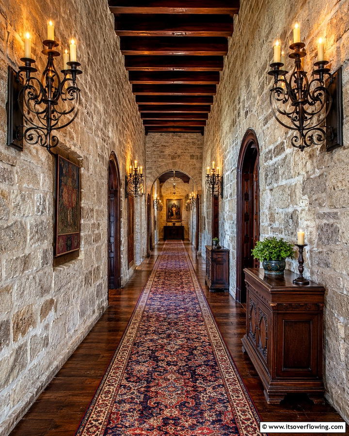 Wrought Iron Wall Sconces - 25 Medieval Home Decor Ideas for a Unique Style