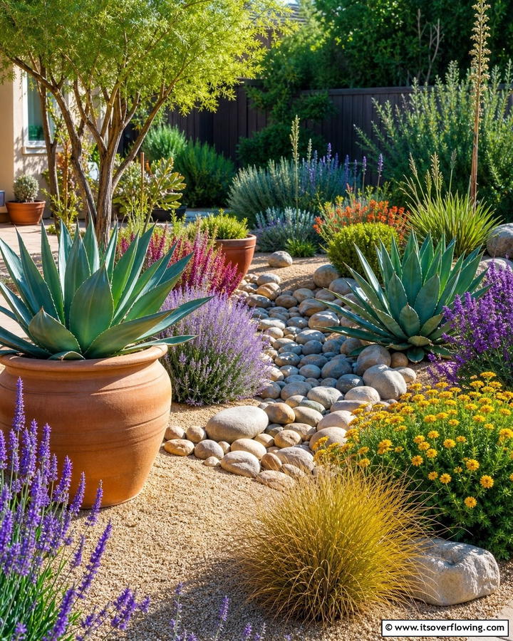 Xeriscape Drought Garden - 21 Corner Garden Ideas for Small Space Greenery