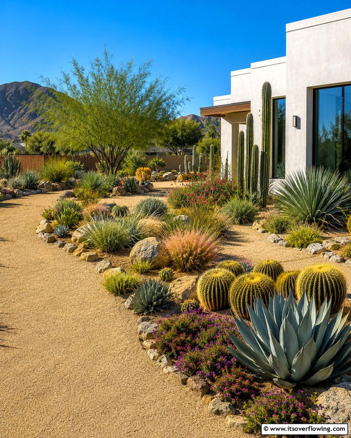 Xeriscaping for Water Efficiency - 25 Low Maintenance Backyard Landscaping Ideas