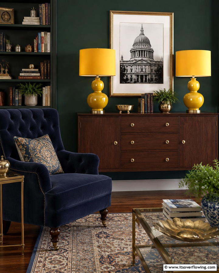Yellow Accent Chairs for Versatility - 25 Yellow Living Room Ideas to Brighten Your Home