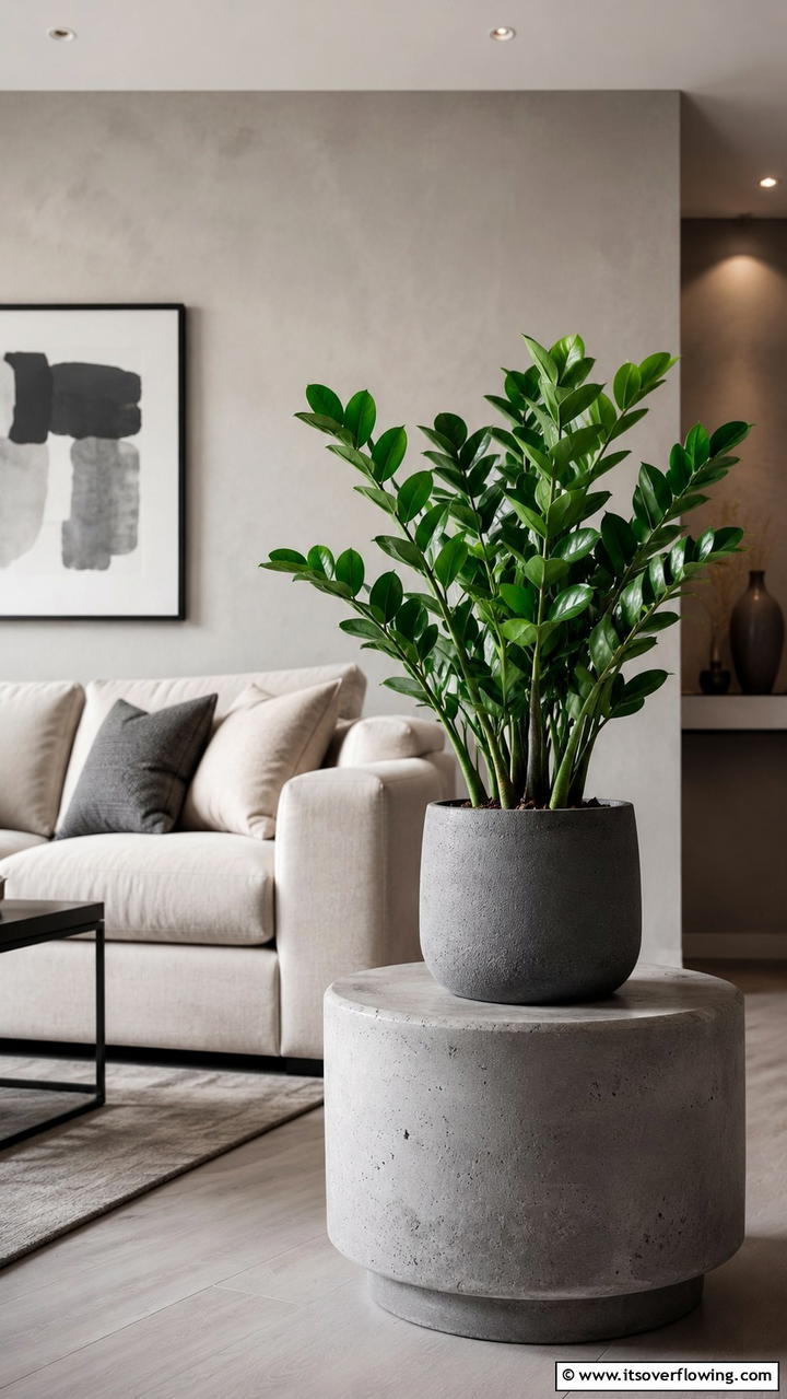 ZZ Plant Resilient Elegance - 30 Low-Light Indoor Plants That Don’t Need Sun to Thrive