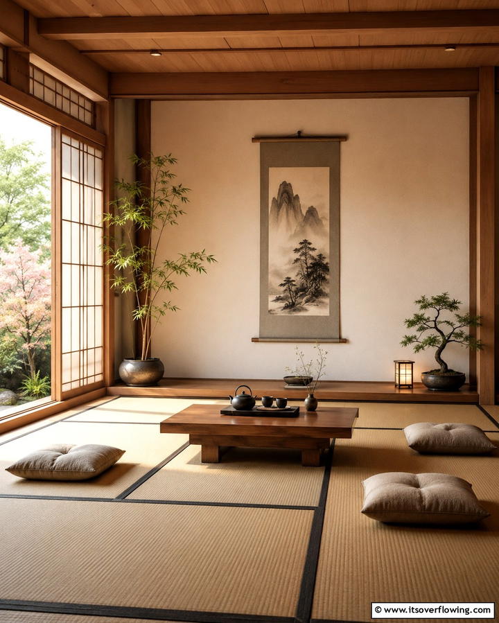 Zen Anime Meditation Room - 30 Anime Room Ideas for Otaku-Inspired Spaces