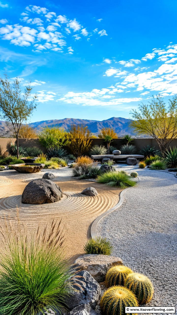 Zen Desert Retreat - 30 Desert Landscape Ideas for Low-Water Gardens