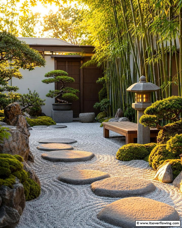 Zen Garden Courtyard - 21 Courtyard Ideas to Design a Peaceful Outdoor Oasis