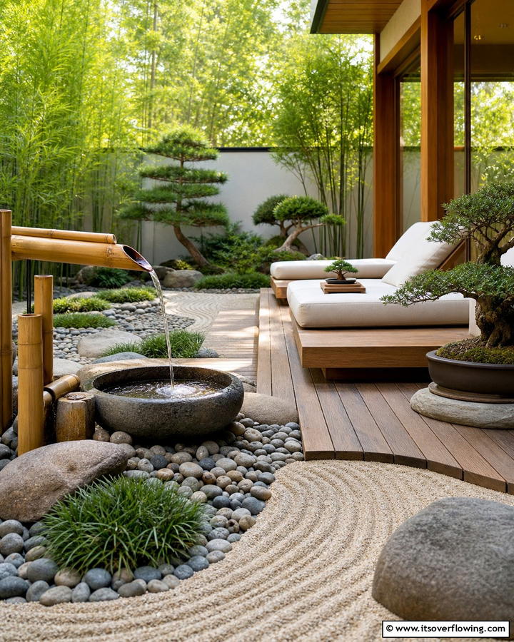 Zen Garden Escape - 21 Back Porch Ideas for Cozy and Functional Outdoor Spaces