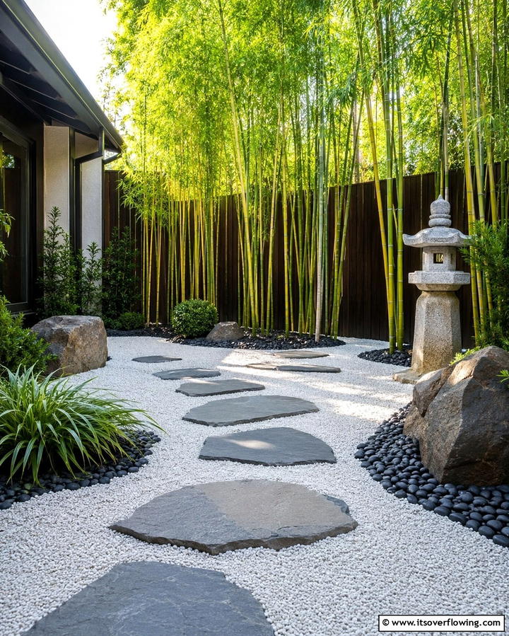 Zen Garden Retreat - 30 Florida Backyard Ideas for Tropical Outdoor Living