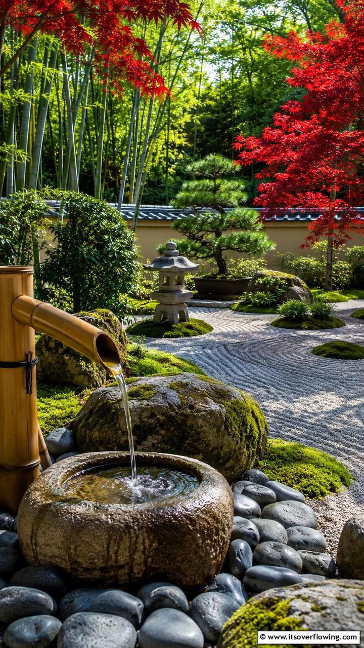 Zen Garden Water Fountain - 21 Water Feature Ideas for Serene Garden Landscaping