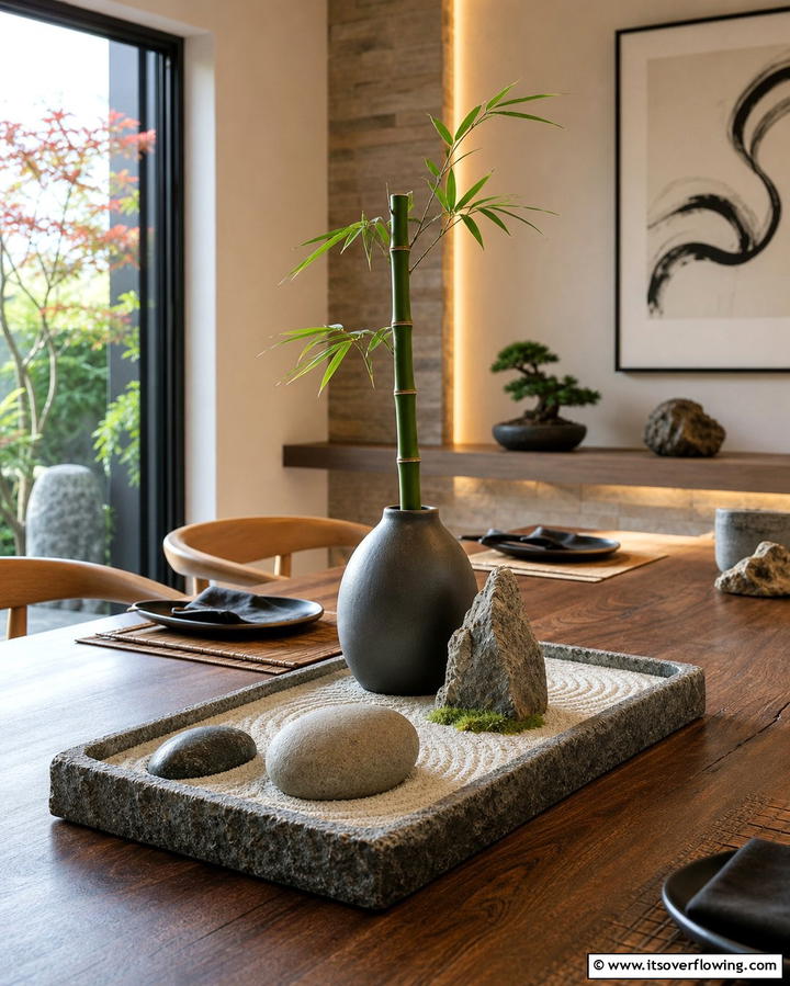 Zen Inspired Centerpieces - 25 Japanese Dining Room Ideas for a Zen-Inspired Space