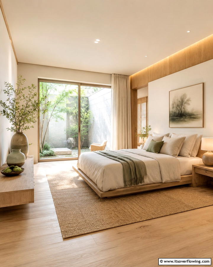 Zen Inspired Color Palette - 25 Japanese Bedroom Design Ideas for Minimalism