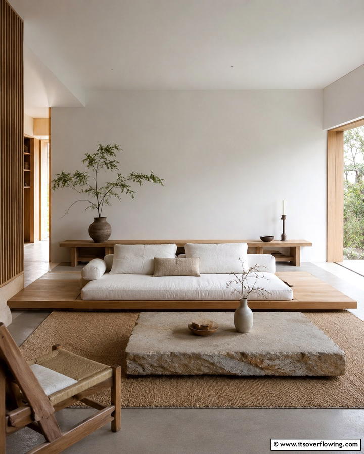 Zen Inspired Simplicity - 30 Feng Shui Living Room Layouts for Harmony & Flow